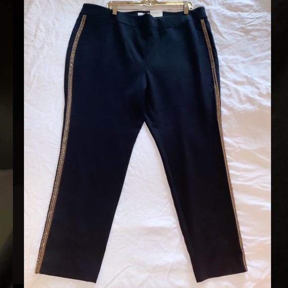 Brand new black and gold pants! Perfect for the holidays! - Picture 1 of 6
